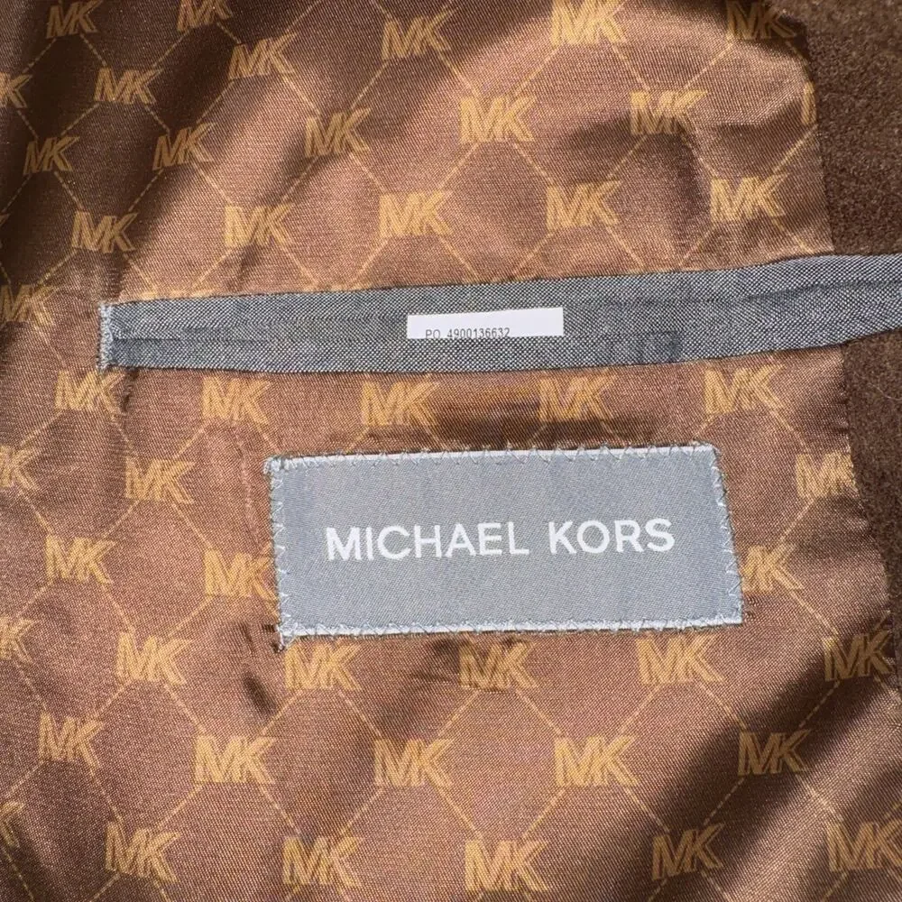 MICHAEL KORS Mens 50L Wool Silk Cashmere Blazer Sport Coat Suit Jacket EUC